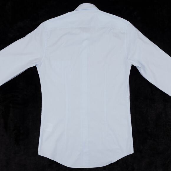 Gucci Classic Dress Shirt Embroidery Men's 15.5 Light Blue - Picture 3 of 10